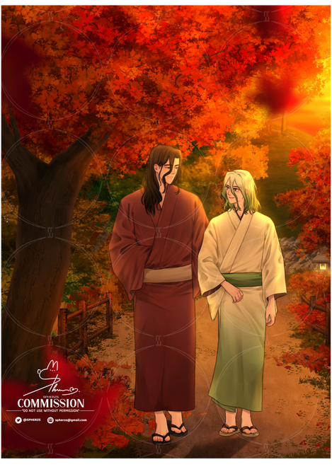 Commission - Fanfic novel illust